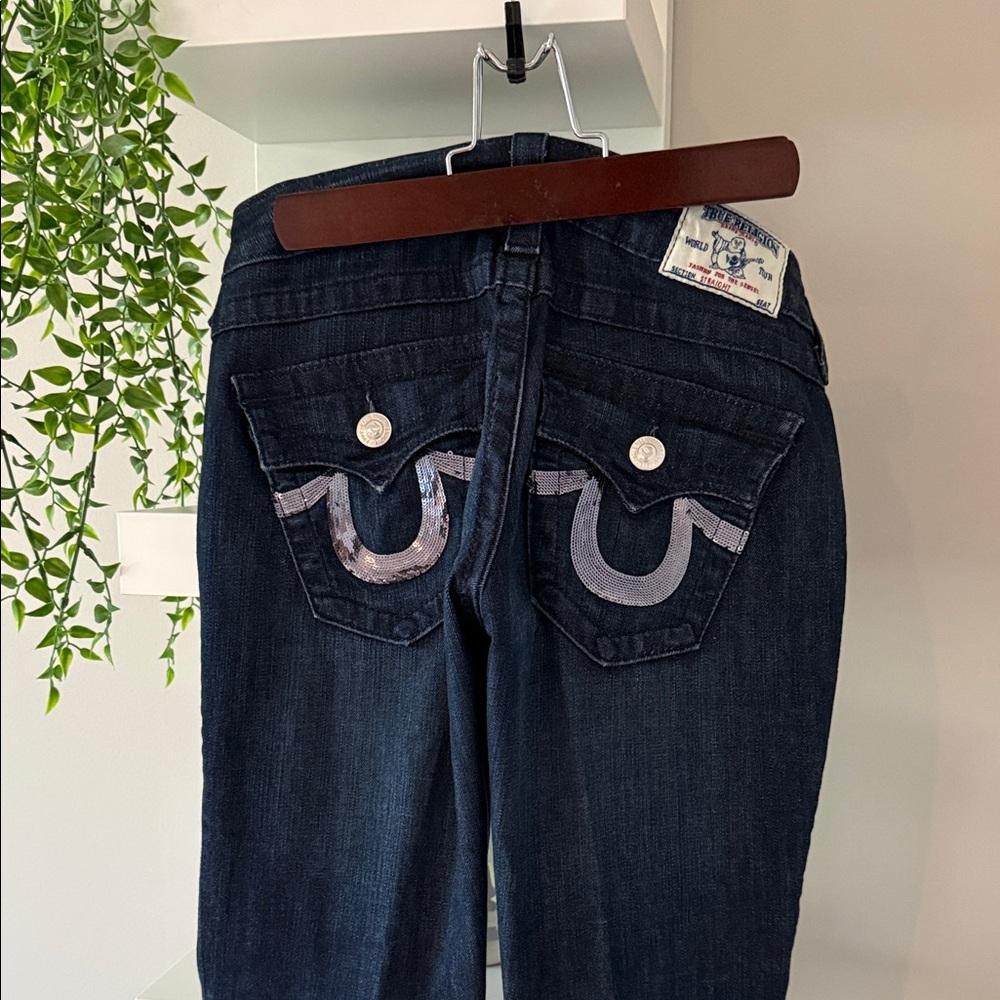 True Religion Women's Dark blue jeans